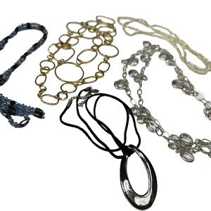 Lia Sophia and other brands; Five Beautiful Long Necklaces